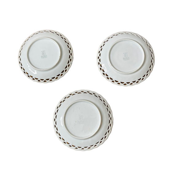 Cico Bavaria Lot Of 3 Hand‎ Painted Dessert Plates Hand Painted Fruit 6.75" - Picture 5 of 8